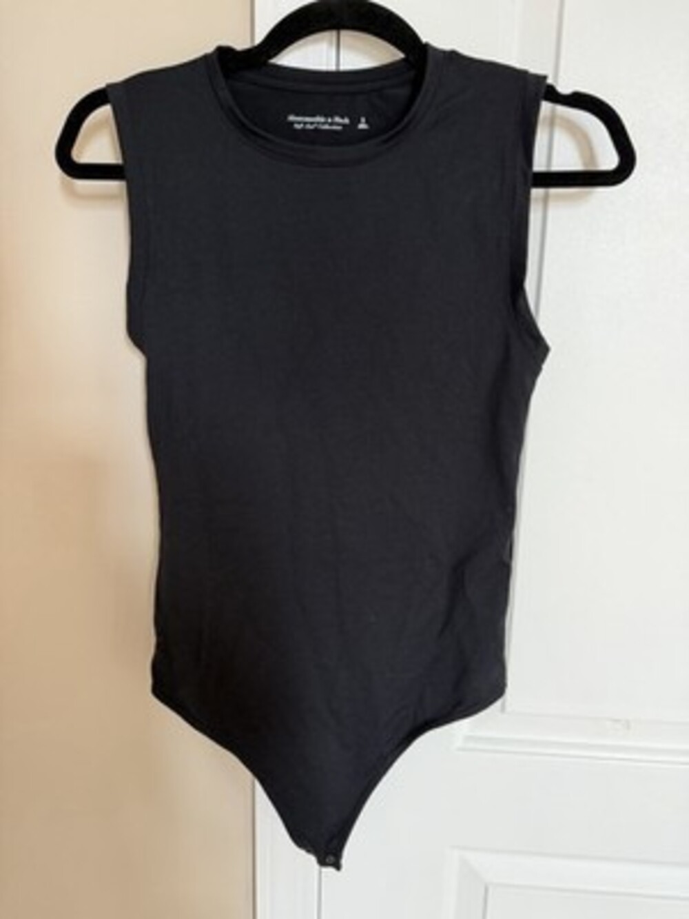 Abercrombie & Fitch A&D Super Soft Collection Women's Black Bodysuit Size Small